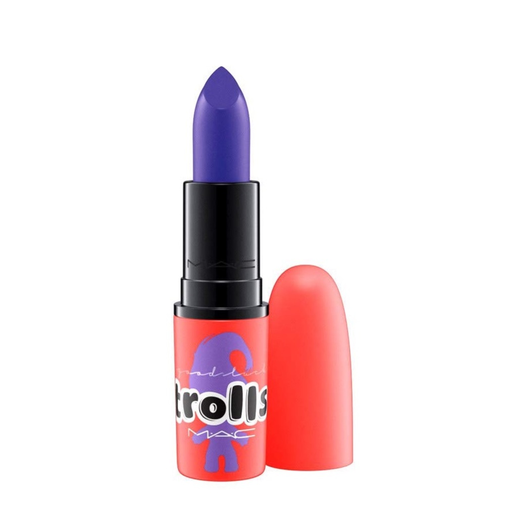 BNIB MAC Trolls Lipstick in Midnight Troll